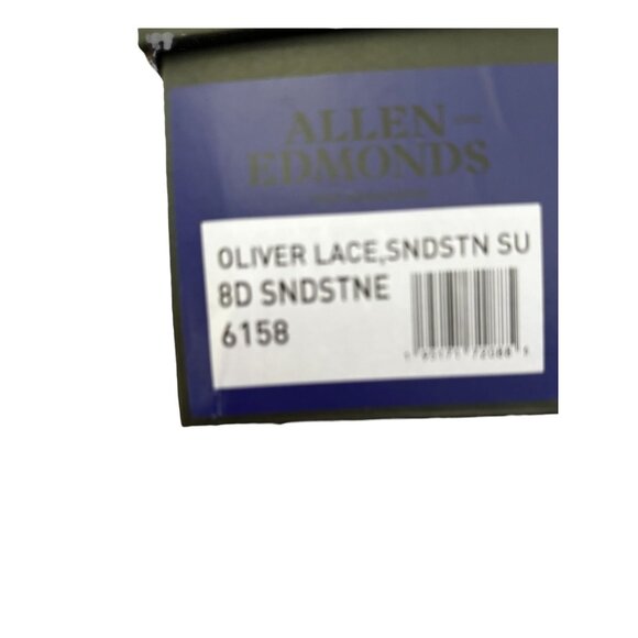 Allen Edmonds Men Oliver Sandstone Lace-Up Suede Sneakers  Size 8D NIB $325 - Picture 11 of 11